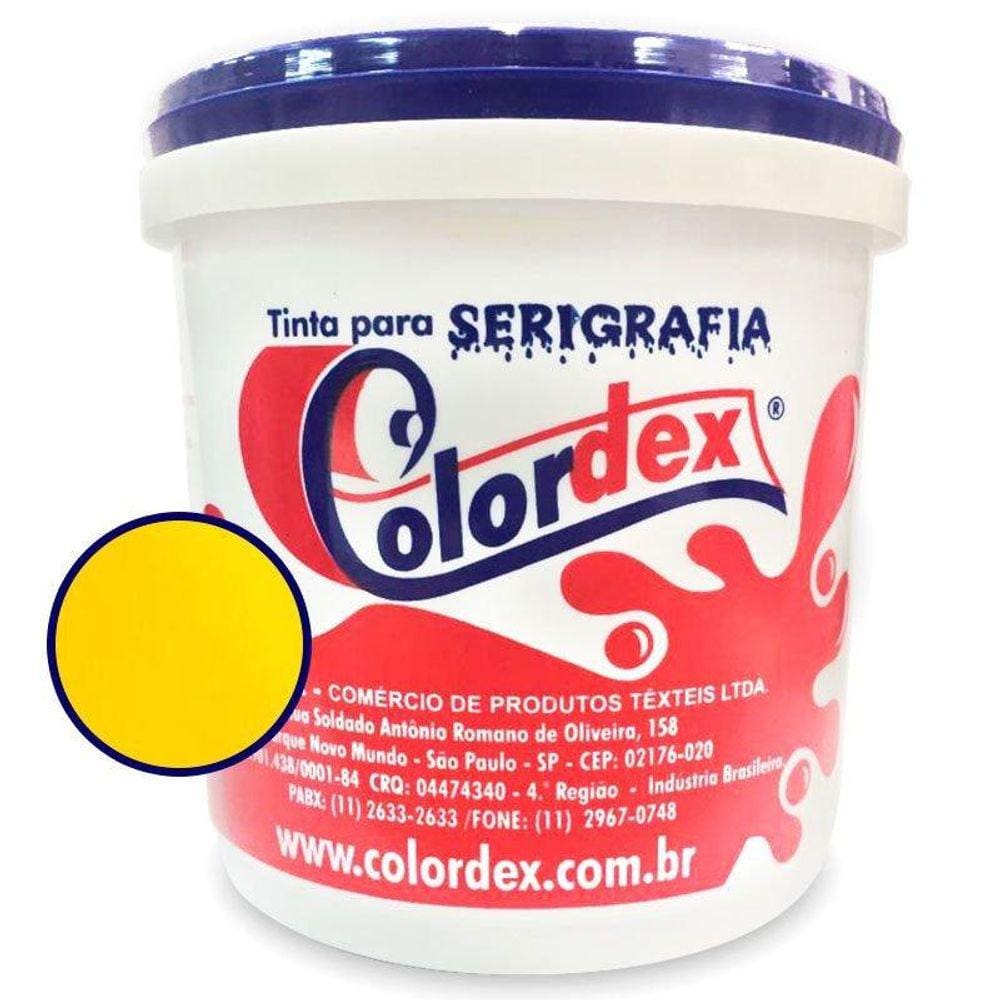 Tinta para Serigrafia Colordex Hidrocolor Mix Amarelo Ouro (900ml)