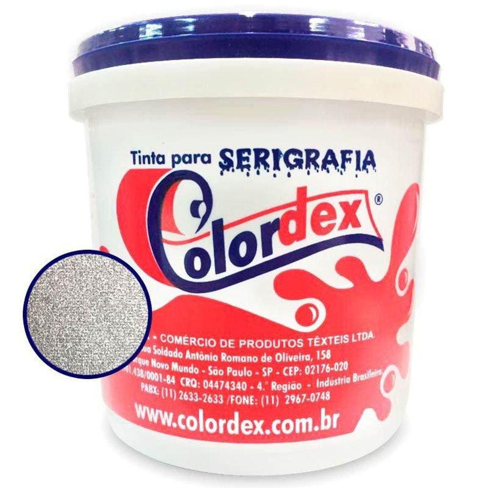 Tinta para Serigrafia Colordex Metalcolor Prata (900ml)