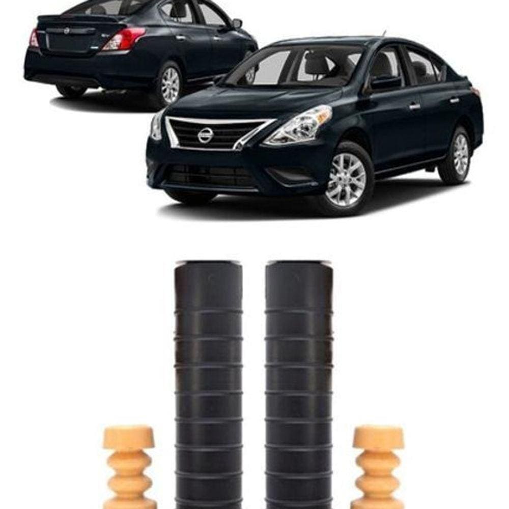 Par Batente Suspensão Traseira Nissan Versa 2017 2018 2019