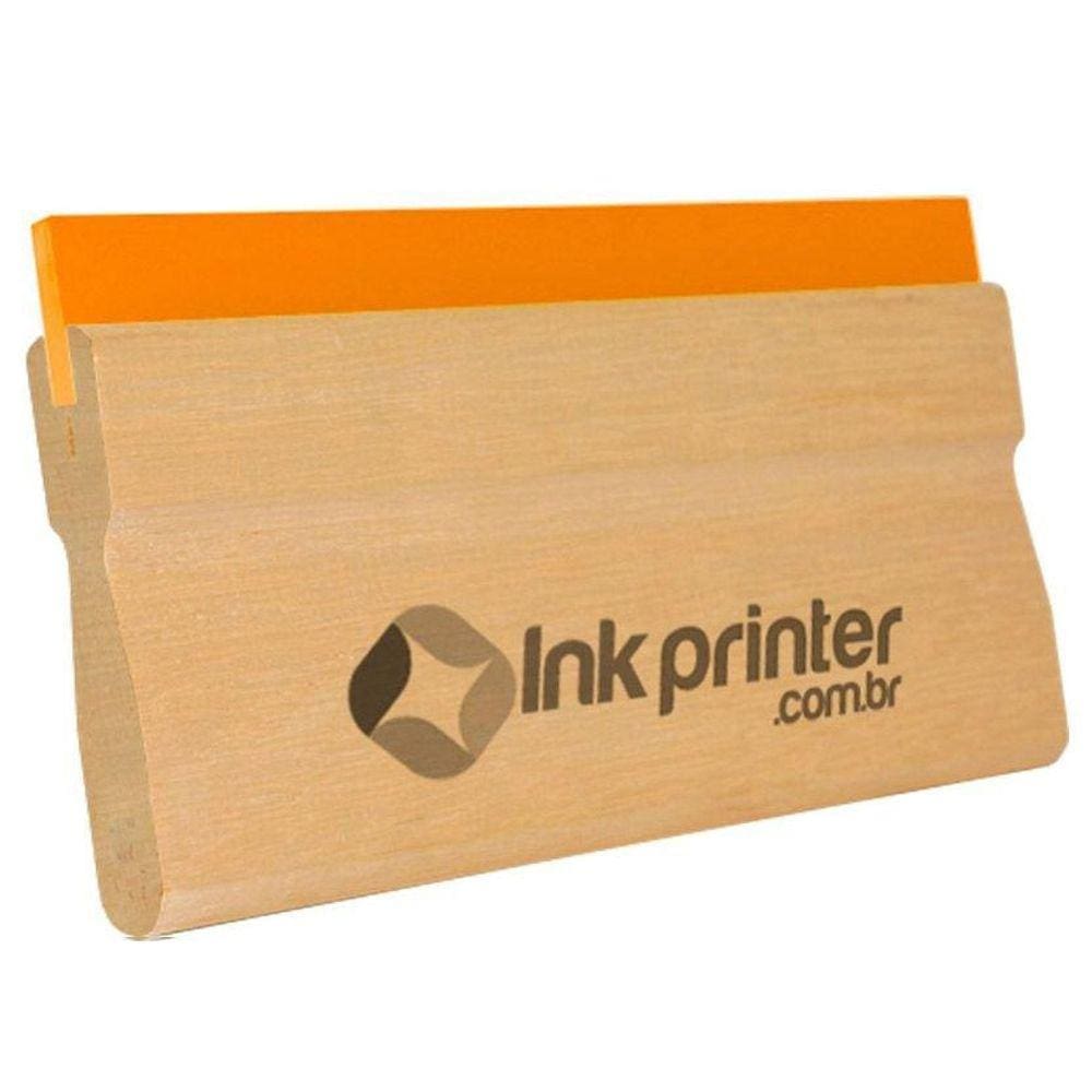 Rodo com Tira de Poliuretano Laranja para Serigrafia 60SH (35cm)