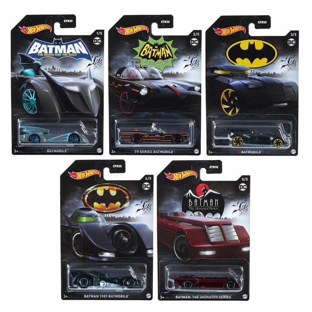 Hot Wheels 2023 Batman Batmobile The Brave The Bold Dourado