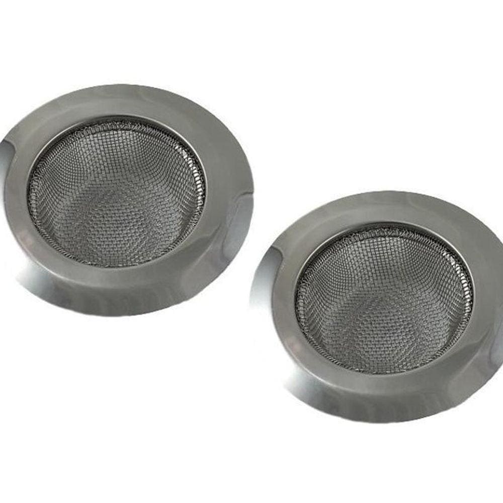 Kit Ralo Inox Grande 11,5 Cm Bestfer Pia Cozinha 2 Unidades