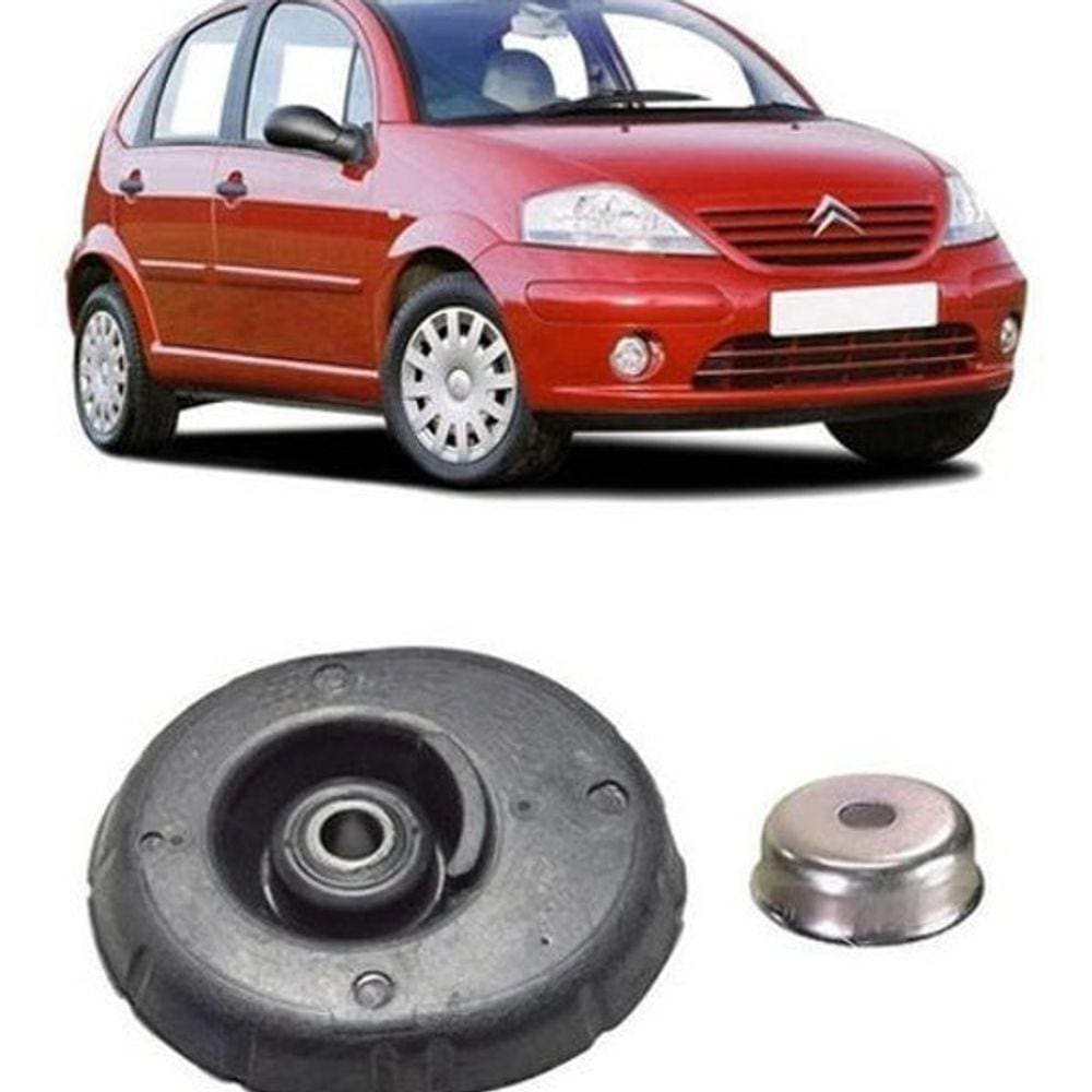 Coxim + Prato De Apoio Dianteiro Citroen C3 2009 2010 2011