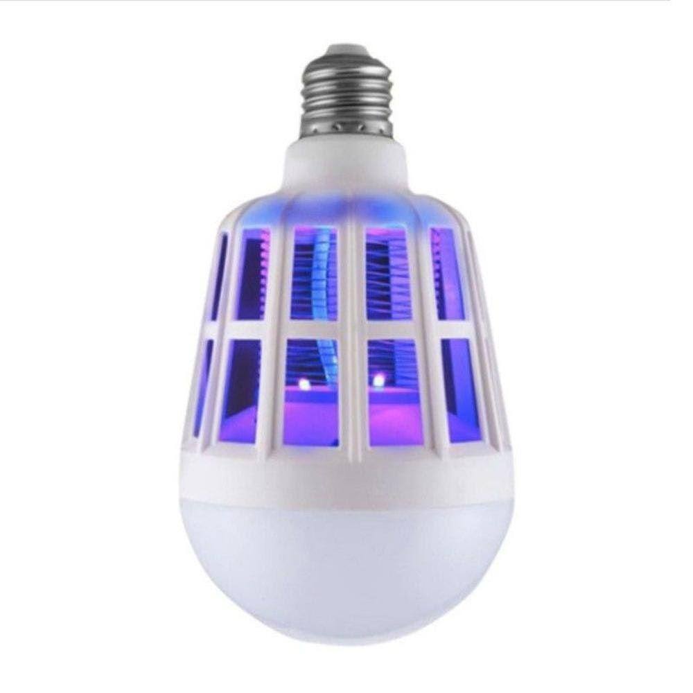 Lampada Mata Mosquitos Com Choque Eletrico 12W