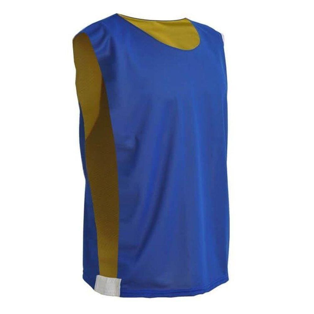 Kit com 10 Coletes Dupla Face TRB Azul e Amarelo