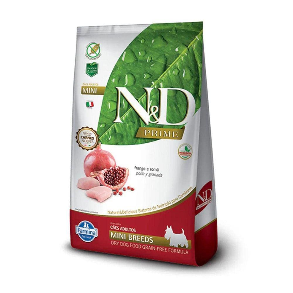 Ração N&D Prime Cães Adultos Mini Frango 2,5Kg