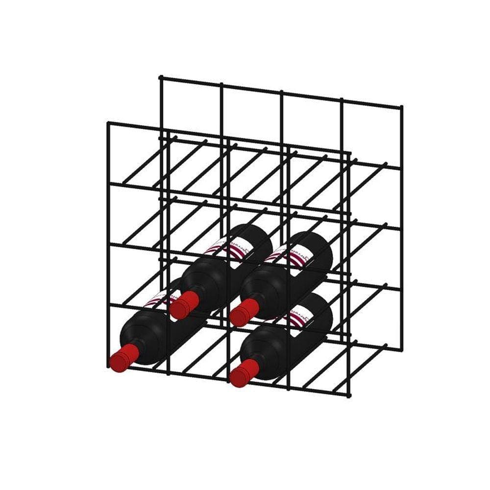 Adega Tipo Nicho Aramado Para 16 Garrafas  Mod. 4L X 4A