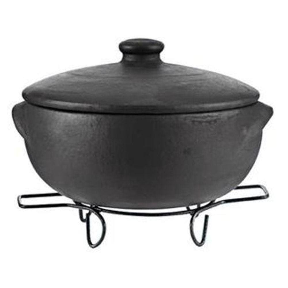 Panela De Barro Capixaba 2L Com Suporte