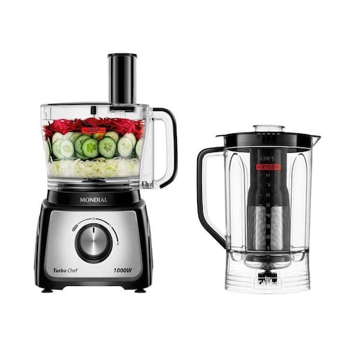 imagem-Multiprocessador Mondial Turbo Chef 7 em 1 - MPN-01-BE 127V - 110V