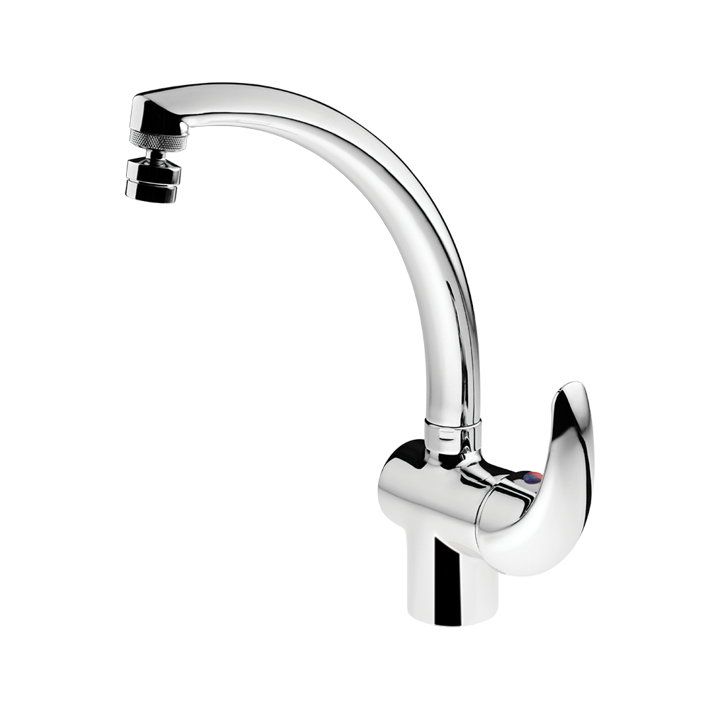 Torneira Cromada Monocomando Allure para Cozinha de Mesa Bica Alta- 2257 C71