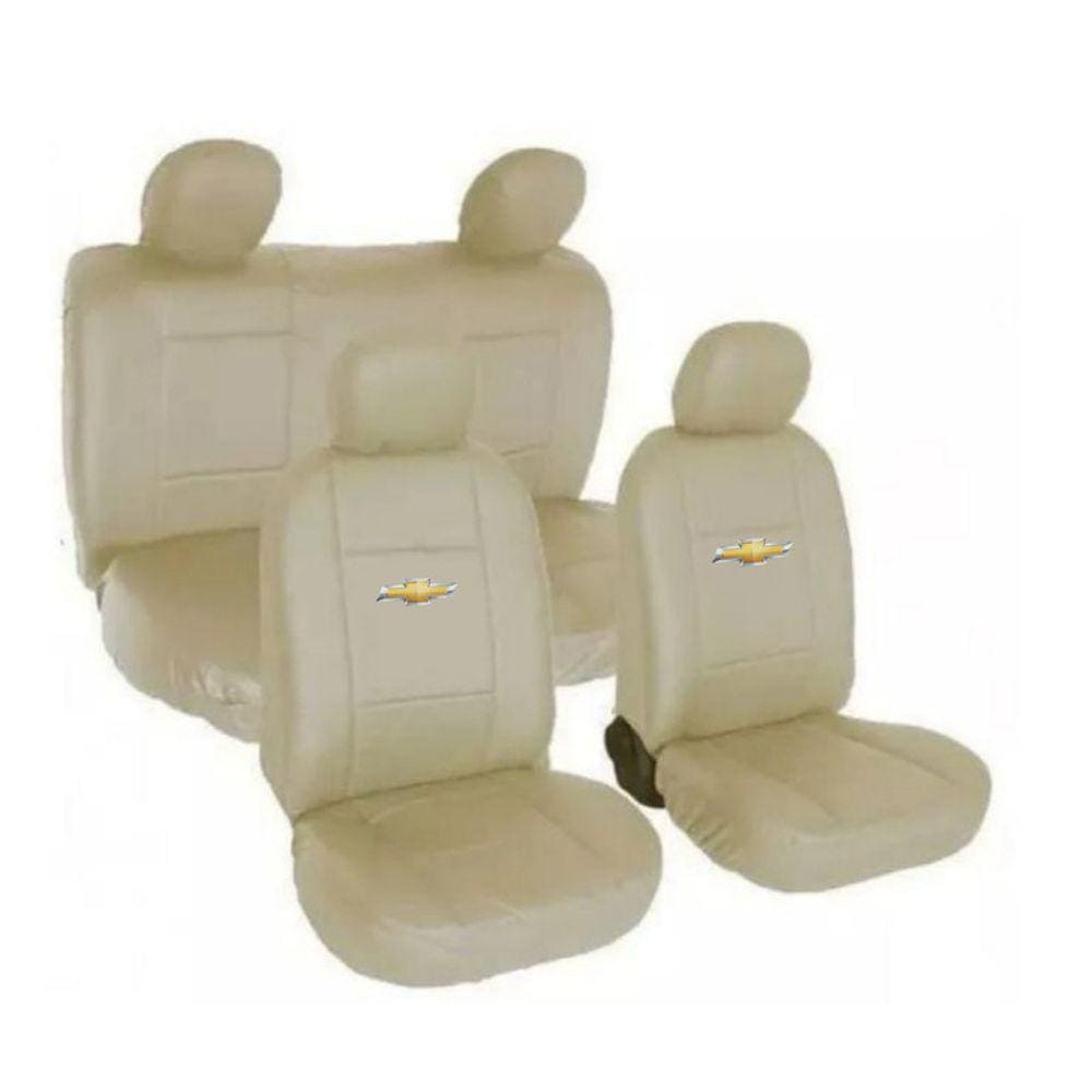 kit de capa para banco automotivo em 100%couro para corsa sedan 2009
