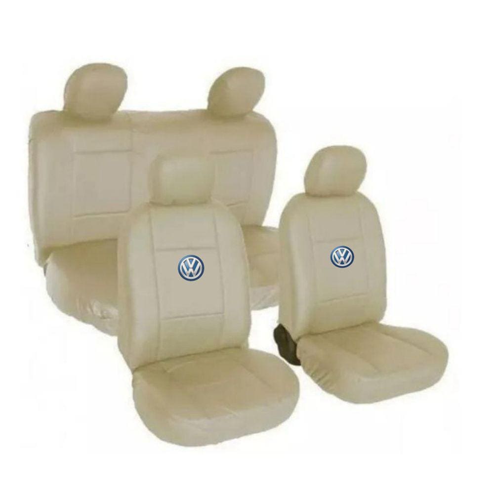 kit capa_ de banco automotivo em 100%couro para Voyage 90/91/92
