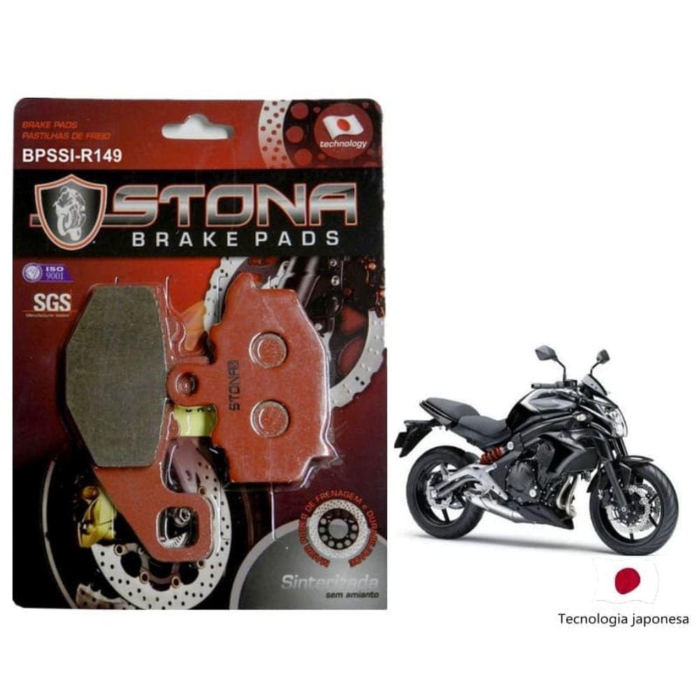 Pastilha de freio traseira ST Sint ER6F ER6N Ninja 650 2006