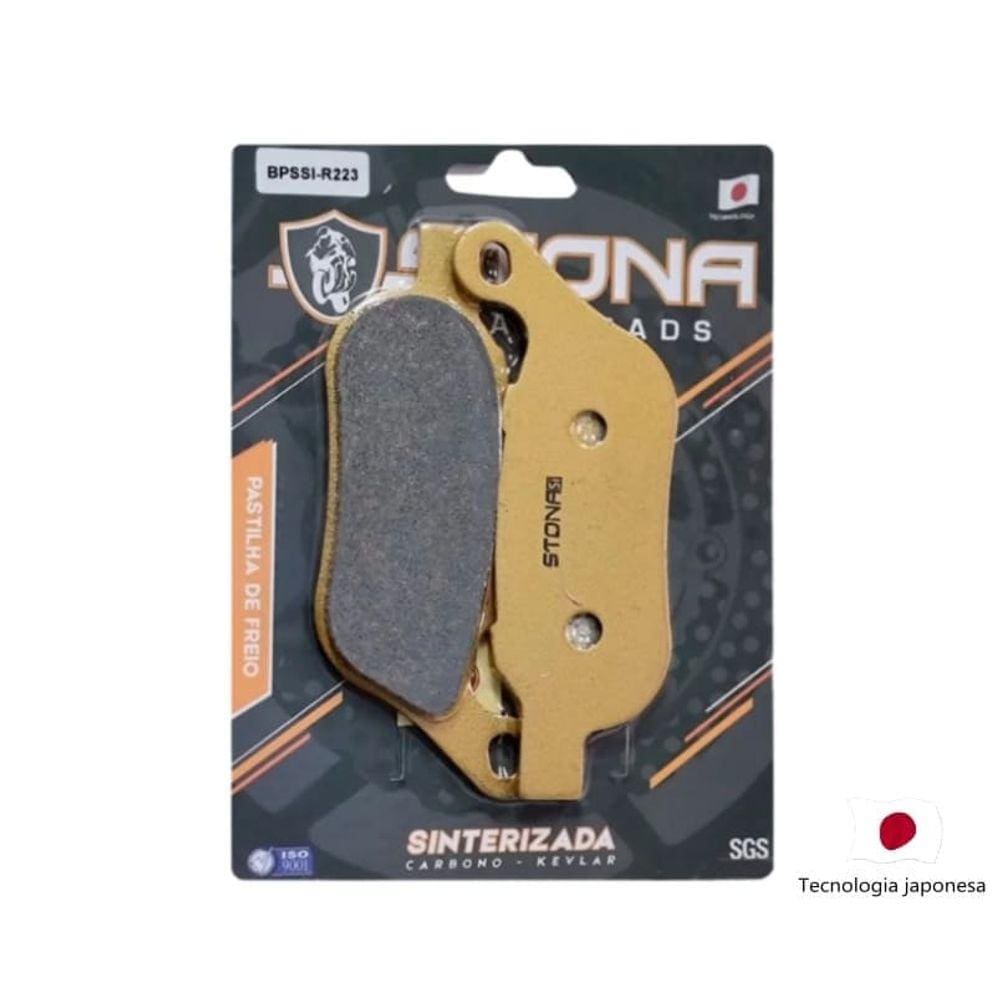 Pastilha de freio traseira Stona Sinterizada Harley Cod R223