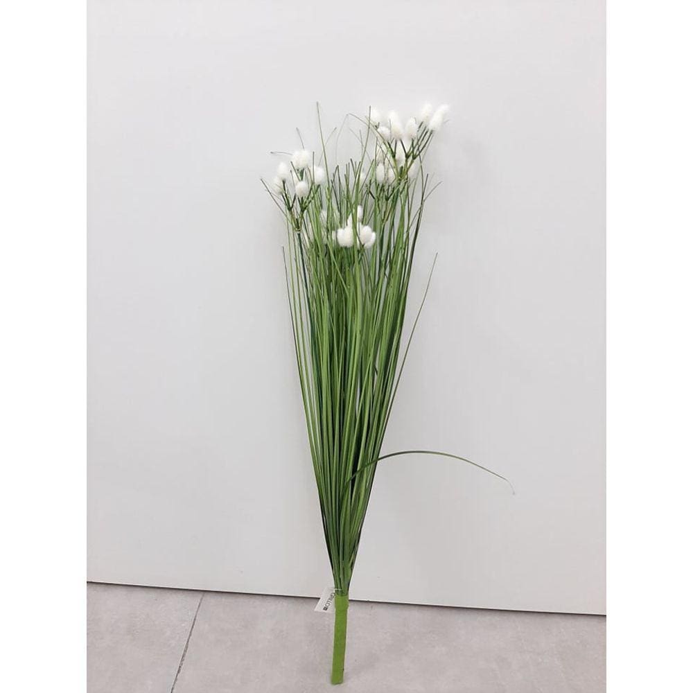 Bouquet Capim Mini Rabo de Lebre Branco 60 cm