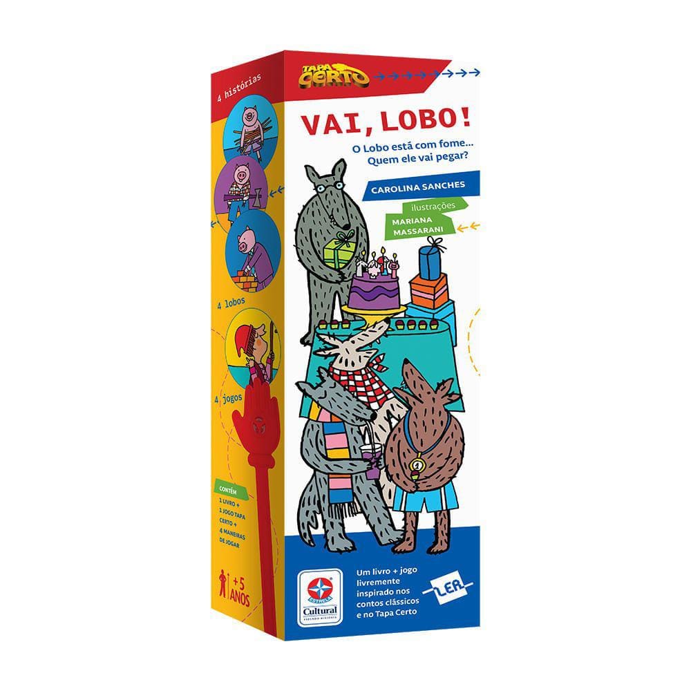 Livro Vai, Lobo! - Estrela ESTRELA