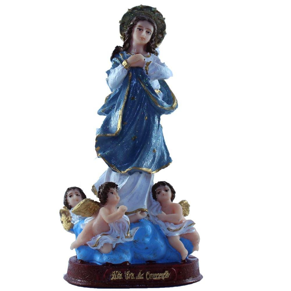 Imagem Nossa Senhora Da Conceição Em Resina 15 Cm