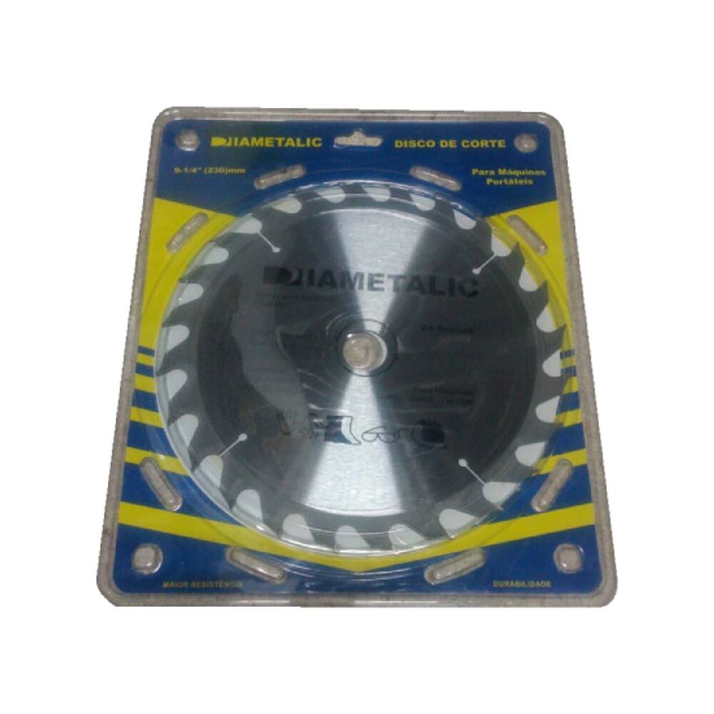 Serra Circular WIDIA 9 1/4 pol. 24 dentes - DIAMETALIC (TC12)
