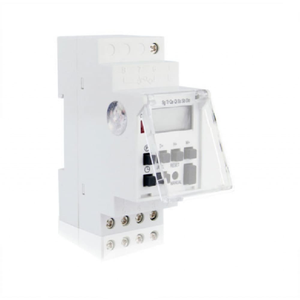 Timer Industrial Digital para Trilho Din 220V 10A - FOXLUX (1608)