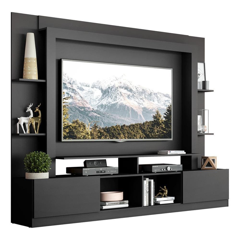 Estante com Suporte para TV até 65" Multimóveis Moscou FG2747 Preta