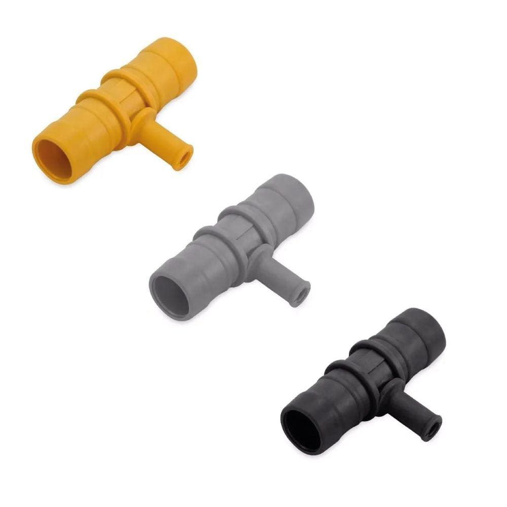 100 Conexões Tee Plástico Arrefecimento 19mm X 8mm X 19mm