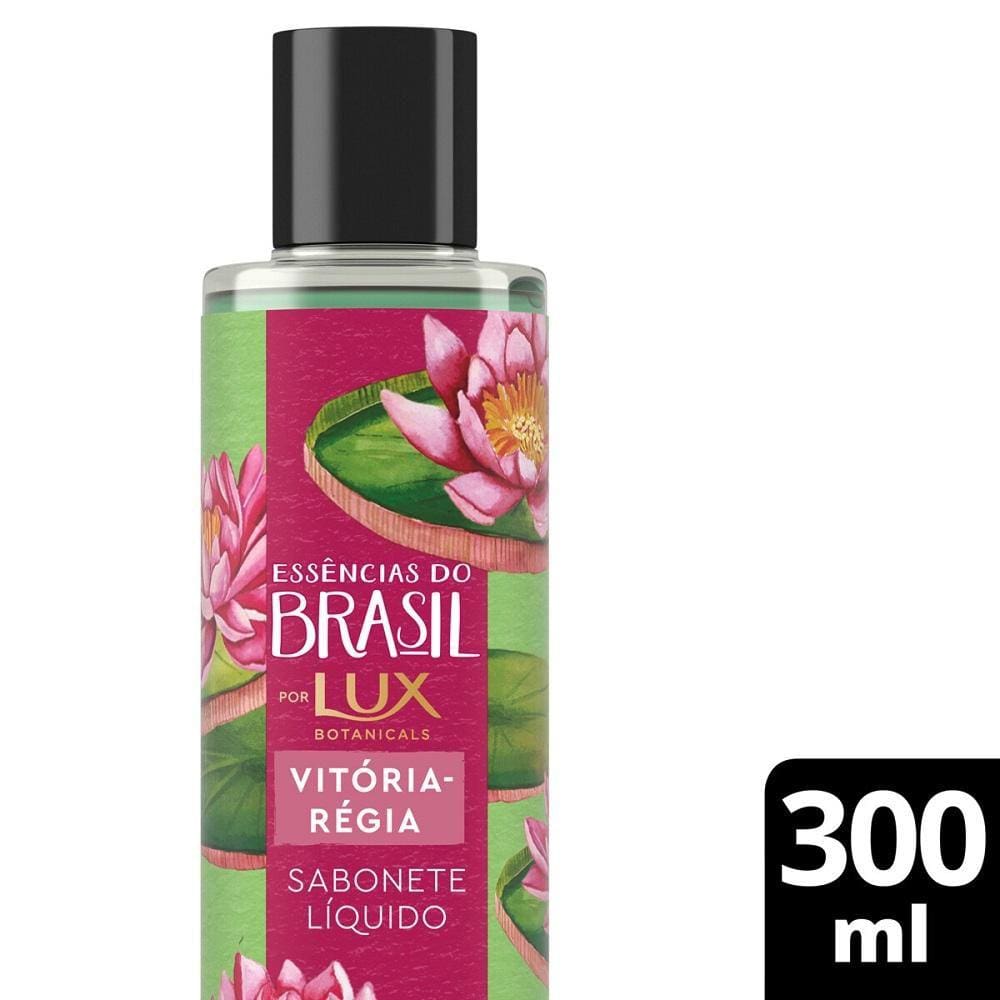 Sabonete Líquido Lux Essências do Brasil Botanicals Vitória Régia 300ml