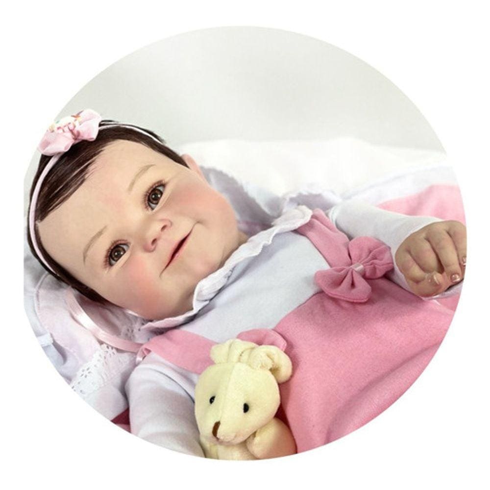 Bebe Reborn Menina Linda Tecido