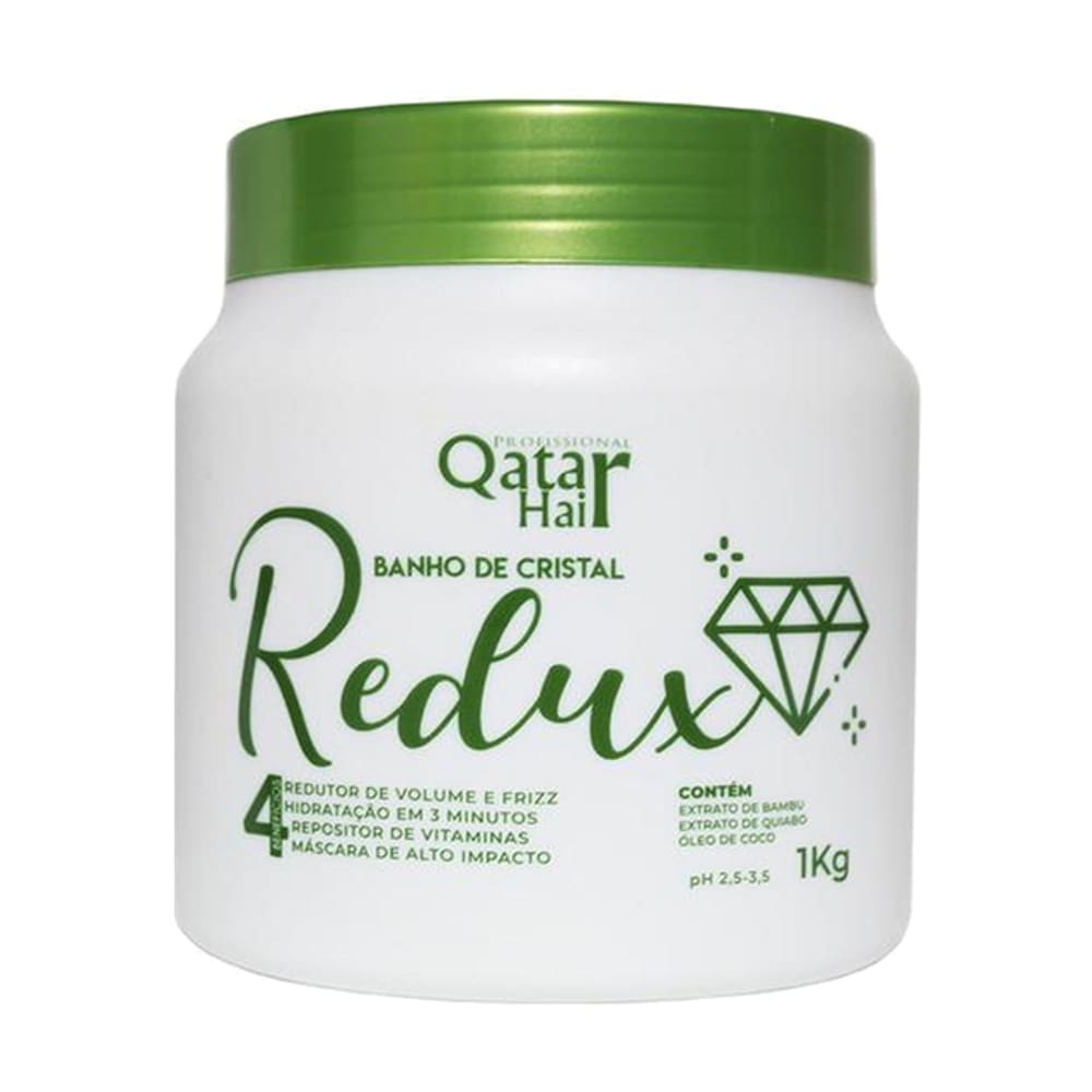 Qatar Hair Banho de Cristal Redux Quiabo 1kg