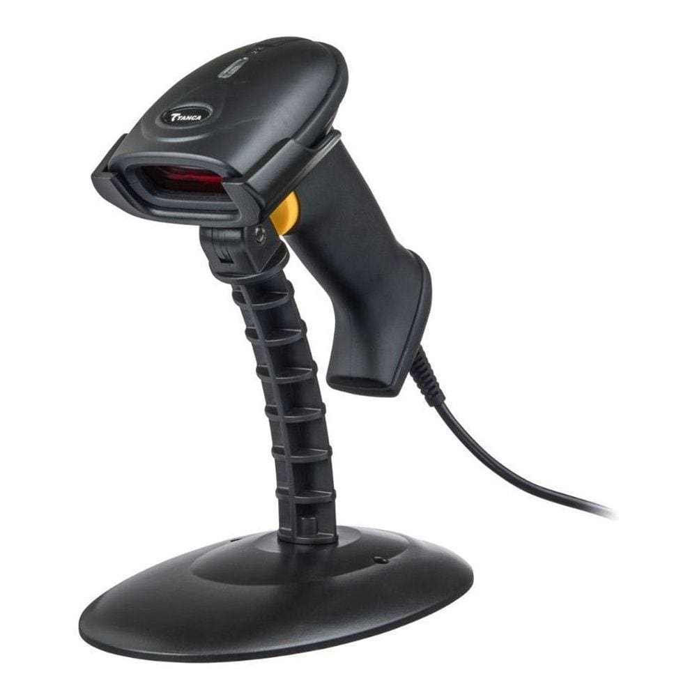 Leitor De Código De Barras Laser Tanca Tl-220  Usb  Pedestal