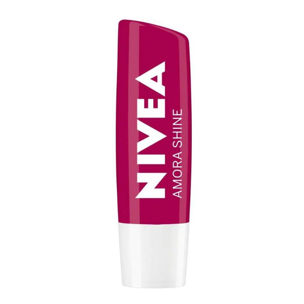Hidratante Protetor Labial Nivea Amora Shine 24h de Hidratação Intensa