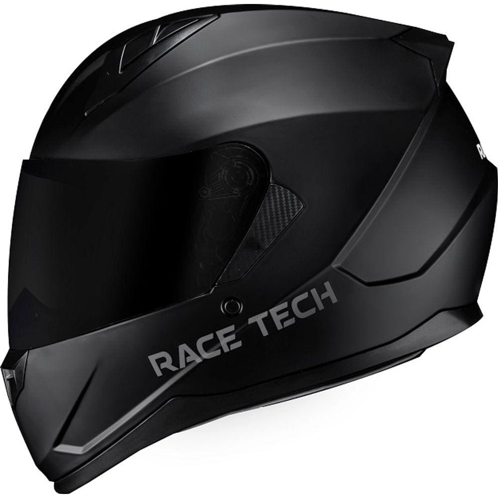 Capacete Race Tech Sector Monocolor Preto Fosco