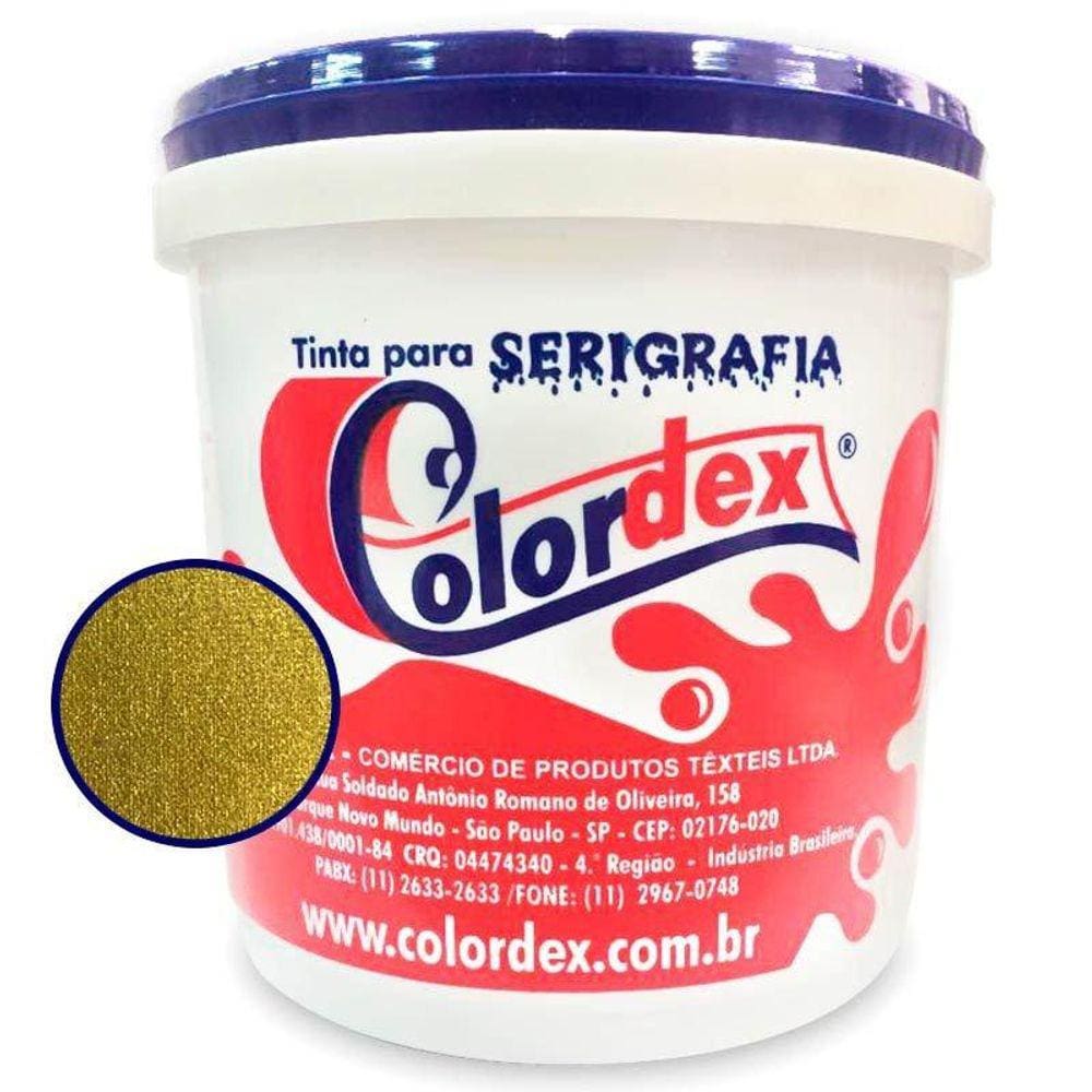 Tinta para Serigrafia Colordex Metalcolor Ouro (900ml)