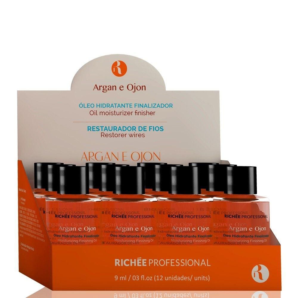 Richée Professional Argan E Ojon Óleo Restaurador De Fios 12X9ml