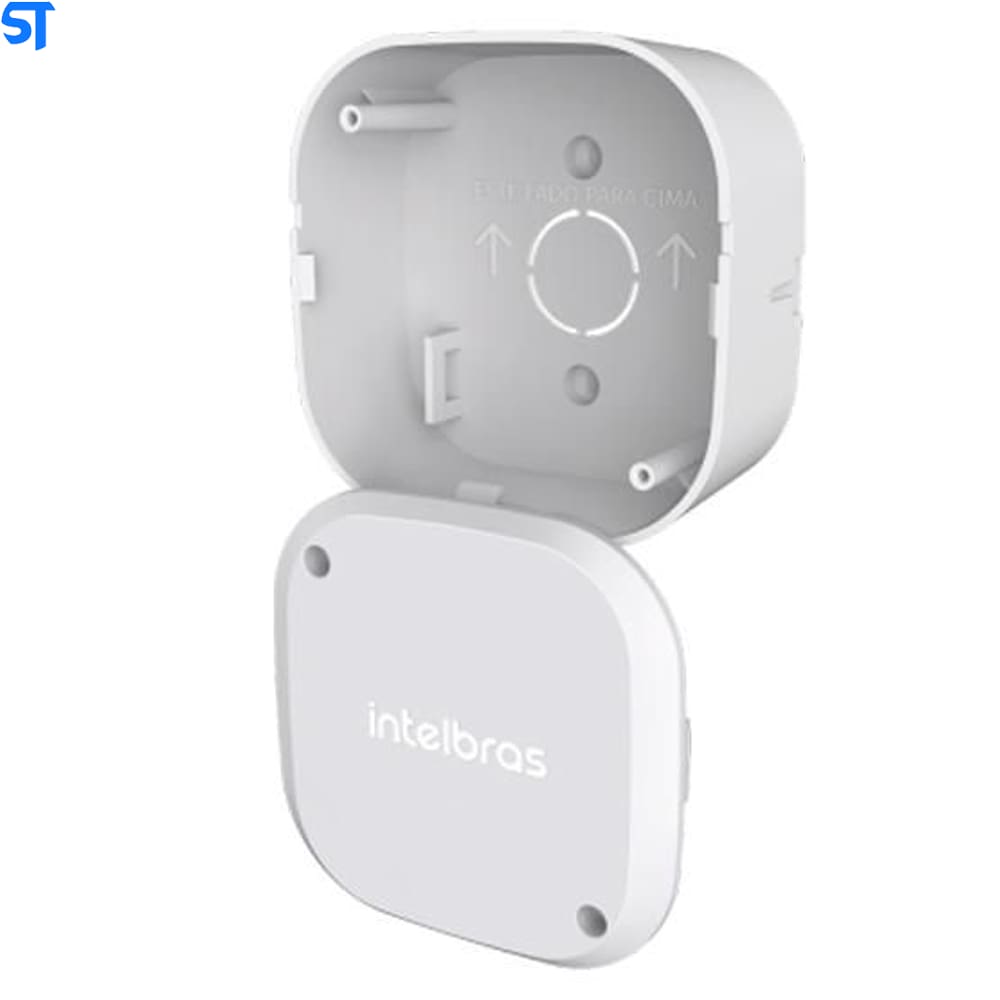 Caixa Plástica de Passagem Para CFTV Intelbras VBox 1100