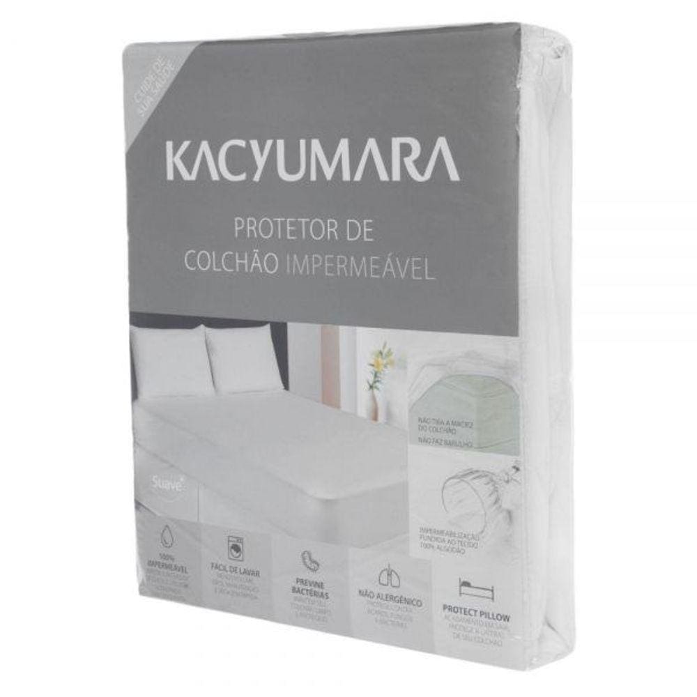 Protetor de Colchão Solteiro Impermeável Kacyumara Hipoalergênico
