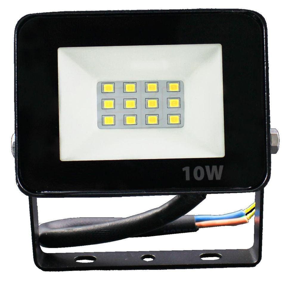 Refletor Projetor Led 10W 6500K Branco Frio Bivolt Kian