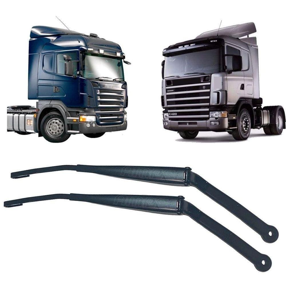 Par Braço Limpador Parabrisa Compatível Scania S4 S5 Pgr