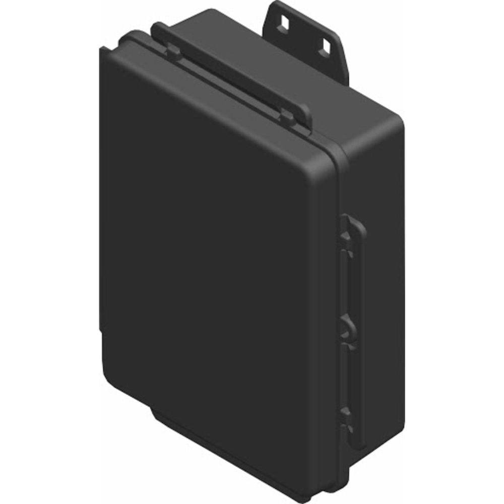 Caixa Hermética Multiuso Plástica Baby Slim Preto