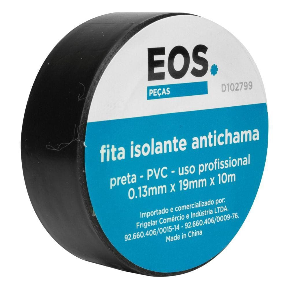 Kit Fita Isolante EOS para Instalação Elétrica 10m x 0,18m EOS - 100 Unidades -