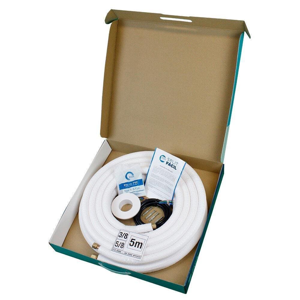 Kit de Instalação EOS 24.000 a 30.000 BTUs 5 metros (3/8 e 5/8) K131813