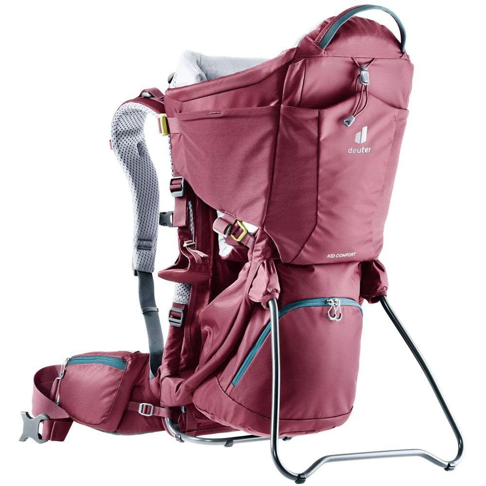 Mochila Deuter Kid Comfort Vermelha Para Carregar Bebê