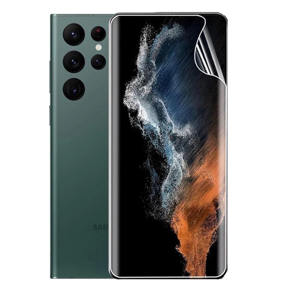 Película De Nano Gel Flexível Anti Risco Compatível Samsung Galaxy S22 Ultra 5G 6.8