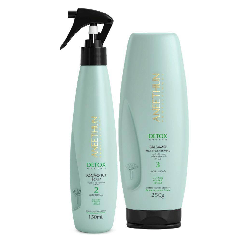 Kit Aneethun Detox System Balsamo 250g e Loção Scalp 150ml