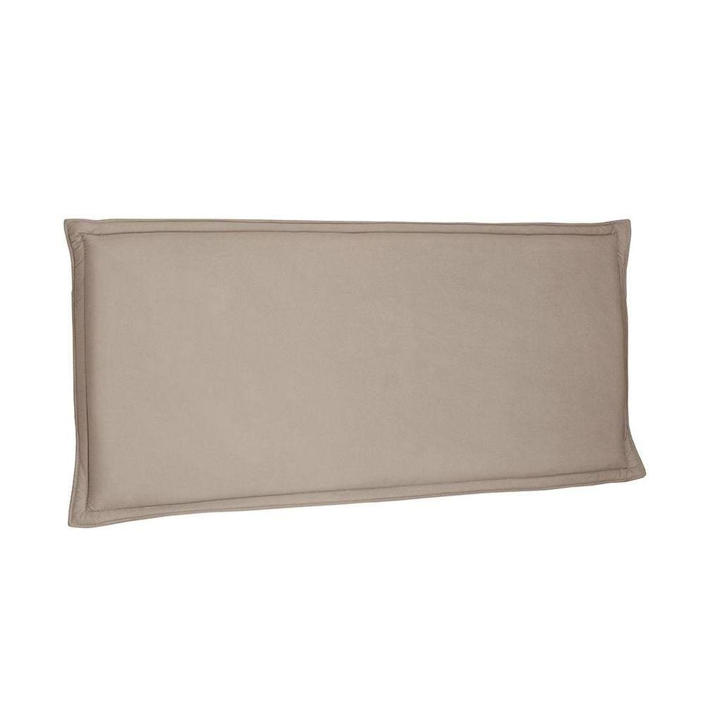 Cabeceira Painel Garden Casal 140cm Suede Bege