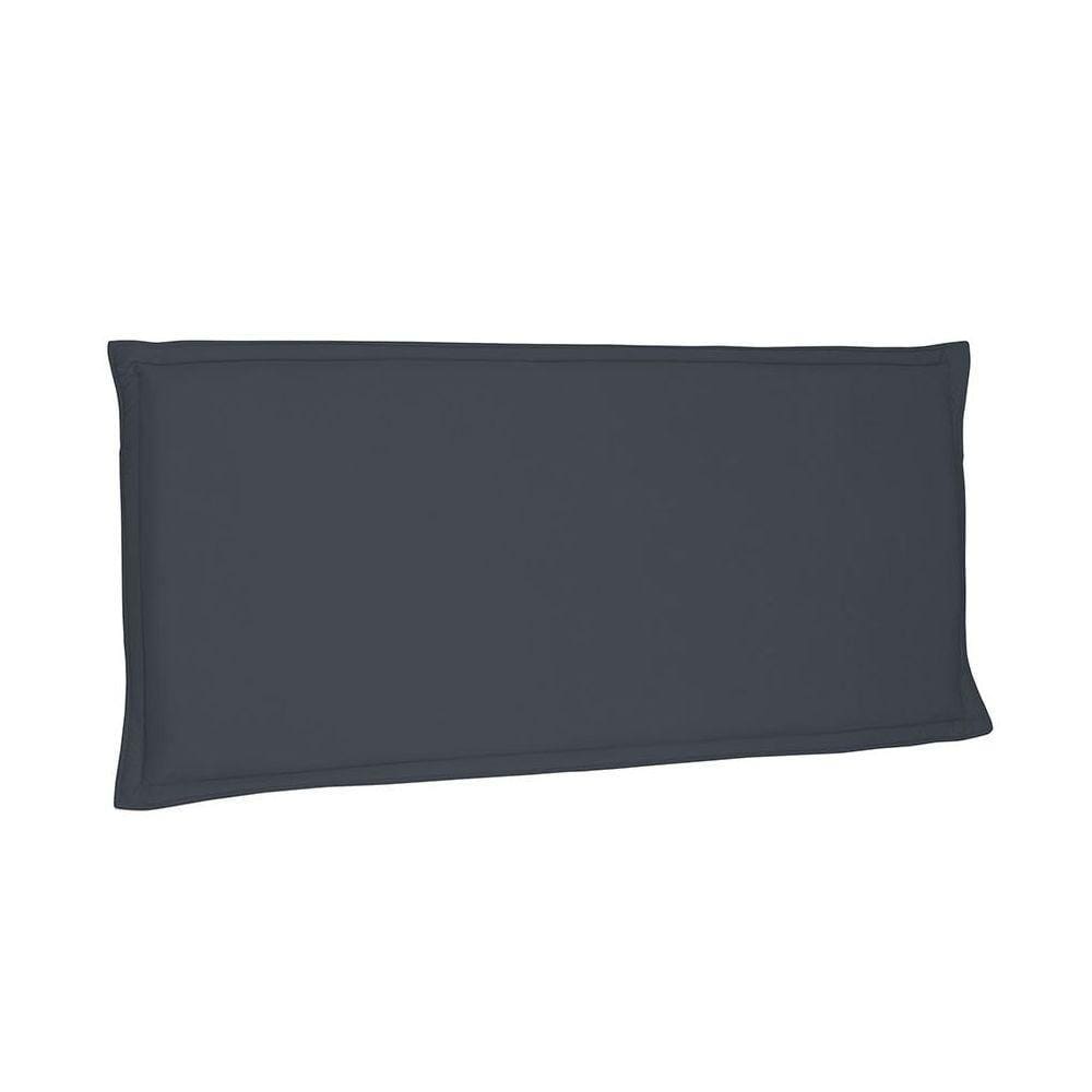 Cabeceira Painel Garden Casal 140cm Suede Cinza