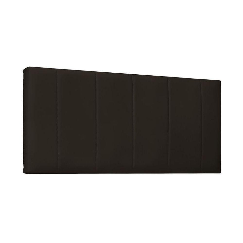 Cabeceira Painel Arizona Casal 140cm Corino Marrom