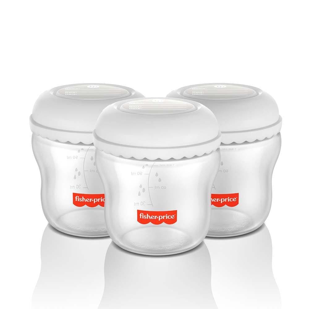 Kit 3 Frascos para Armazenar Leite Moms Essentials - BB1077