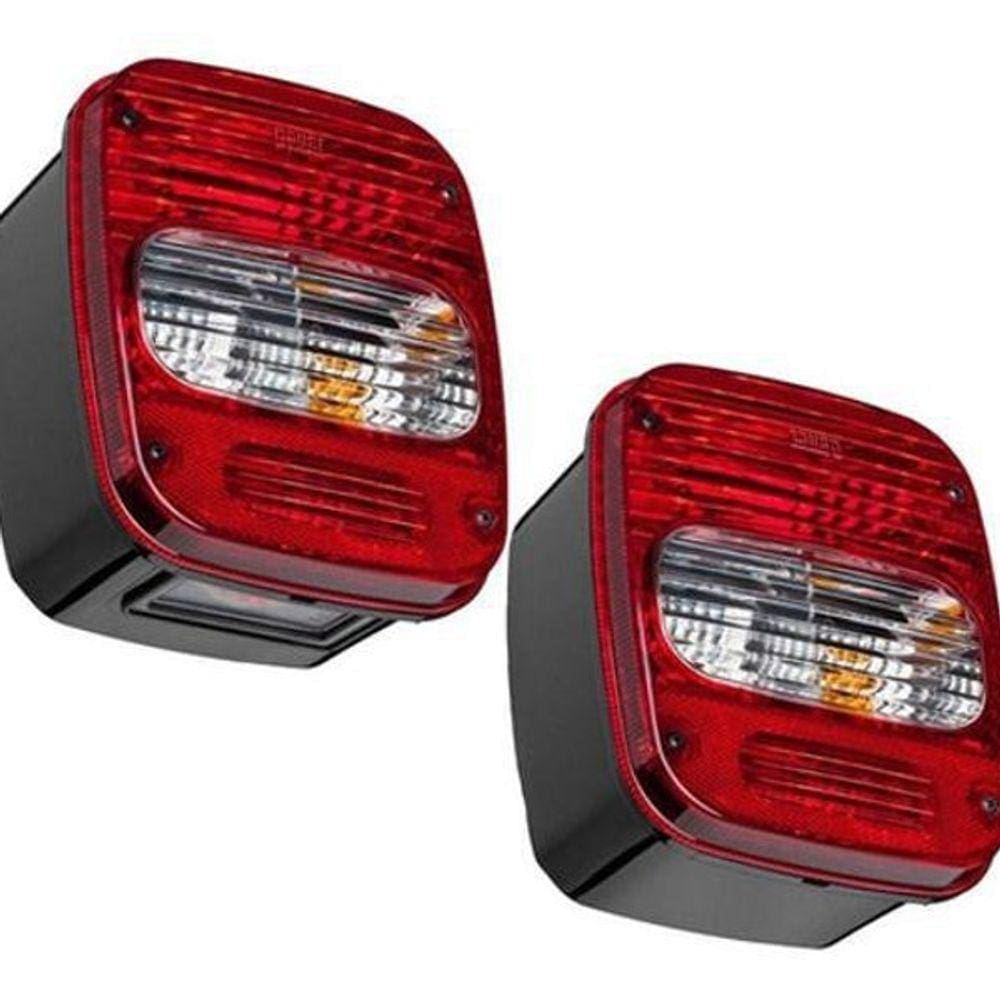 Par Lanterna Traseira Caminhão Vw Troller Marmita Moderna