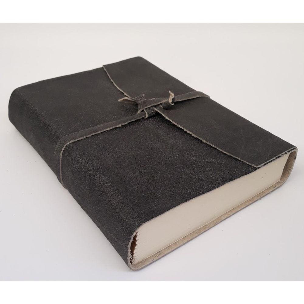 Diários de Viagem em Couro Caderno Grande 200 Folhas