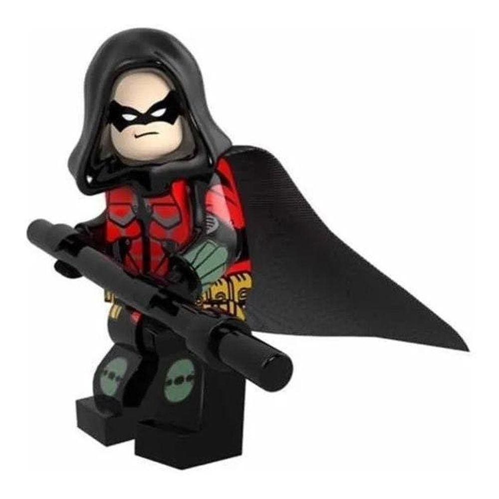 Robin Arkham Games Batman Boneco Blocos De Montar